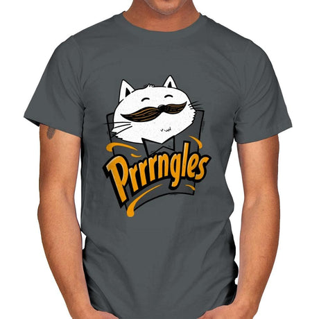 Prrrrngles - Mens T-Shirts RIPT Apparel Small / Charcoal