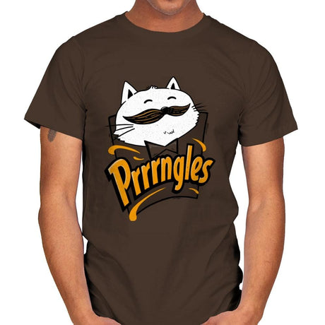 Prrrrngles - Mens T-Shirts RIPT Apparel Small / Dark Chocolate