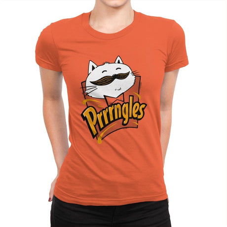 Prrrrngles - Womens Premium T-Shirts RIPT Apparel Small / Classic Orange