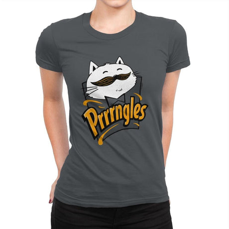 Prrrrngles - Womens Premium T-Shirts RIPT Apparel Small / Heavy Metal