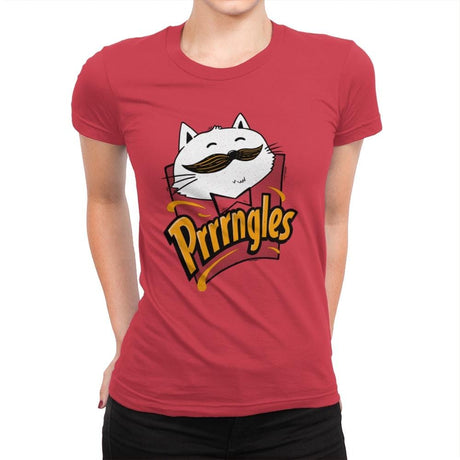 Prrrrngles - Womens Premium T-Shirts RIPT Apparel Small / Red