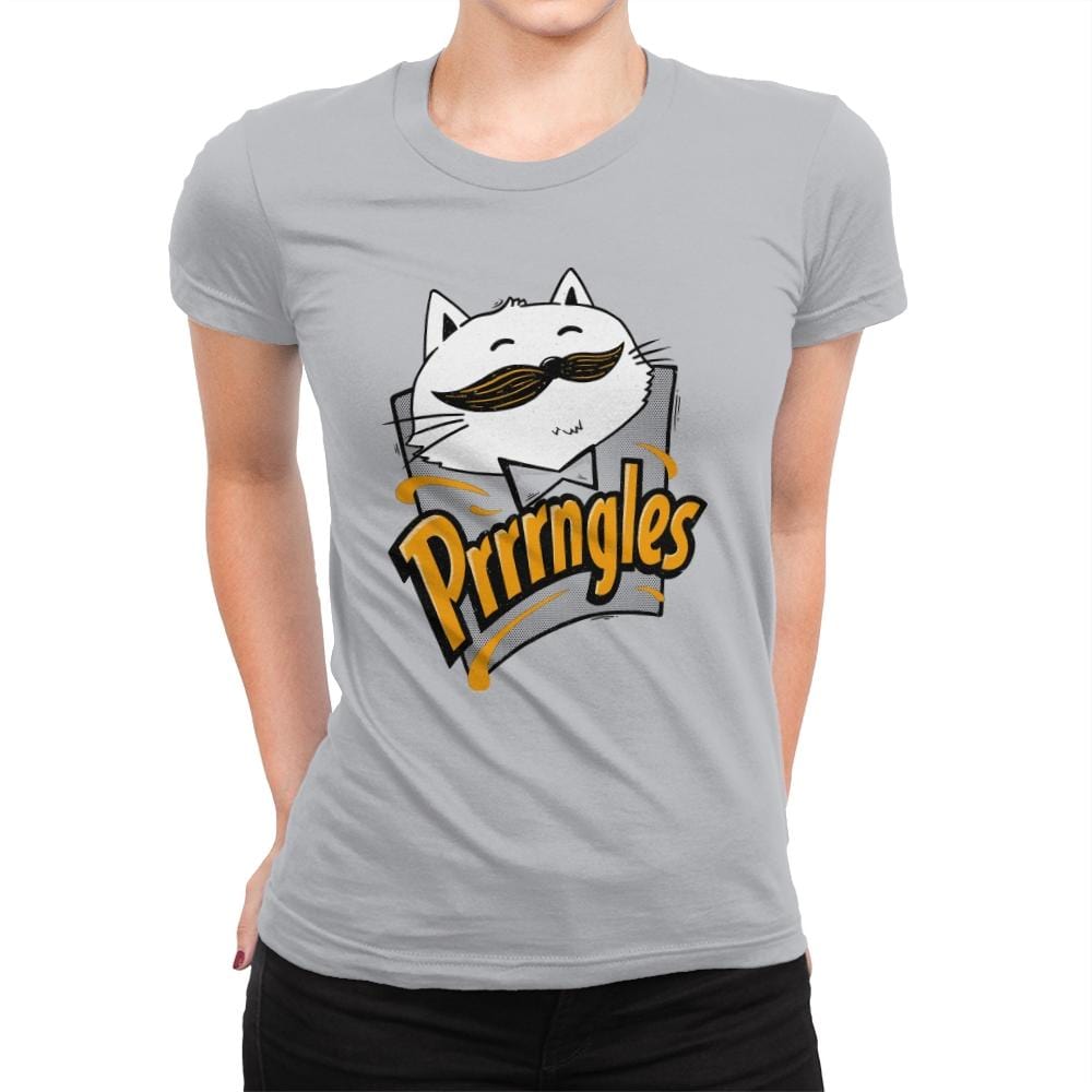 Prrrrngles - Womens Premium T-Shirts RIPT Apparel Small / Silver