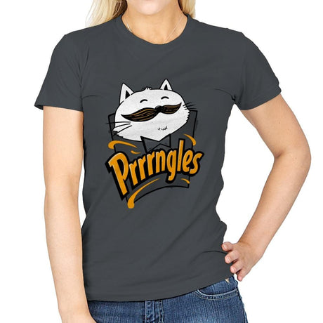 Prrrrngles - Womens T-Shirts RIPT Apparel Small / Charcoal