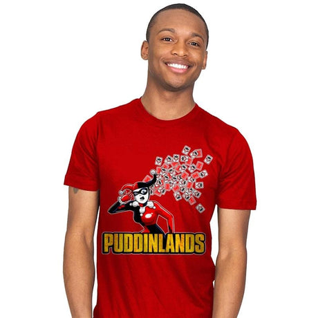Puddinlands - Mens T-Shirts RIPT Apparel Small / Red