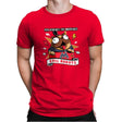 Pug Against the Machines - Mens Premium T-Shirts RIPT Apparel Small / Red