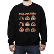 Pug Culture - Movies - Crew Neck Sweatshirt Crew Neck Sweatshirt RIPT Apparel Small / Black