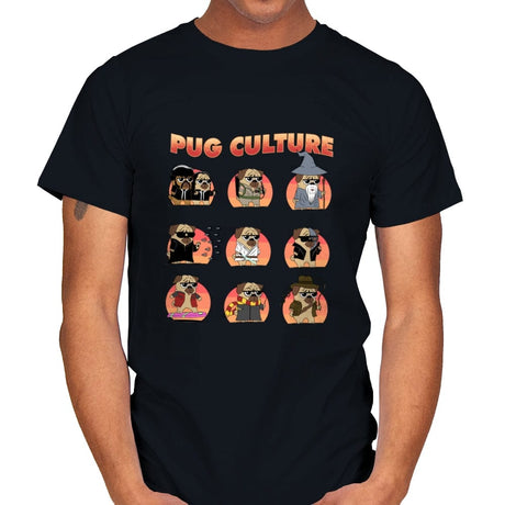 Pug Culture - Movies - Mens T-Shirts RIPT Apparel Small / Black