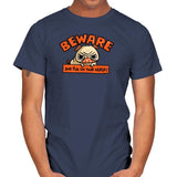 Pug On Your Mask - Mens T-Shirts RIPT Apparel Small / Navy
