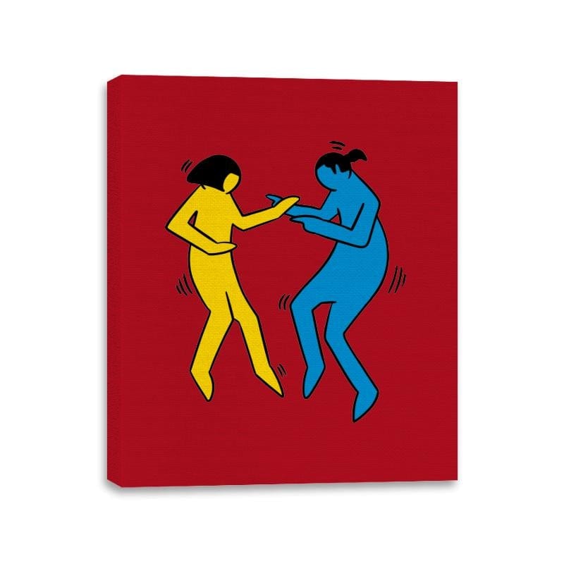 Pulp Fiction Art - Canvas Wraps Canvas Wraps RIPT Apparel 11x14 / Red