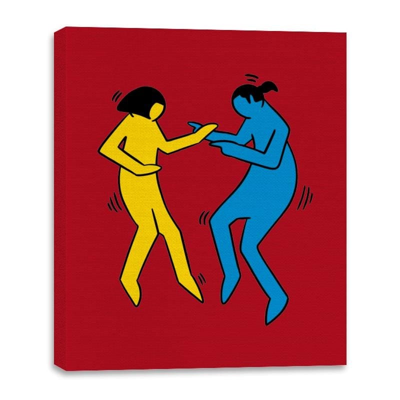 Pulp Fiction Art - Canvas Wraps Canvas Wraps RIPT Apparel 16x20 / Red