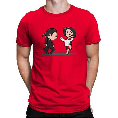 Pulp fictionuts - Mens Premium T-Shirts RIPT Apparel Small / Red