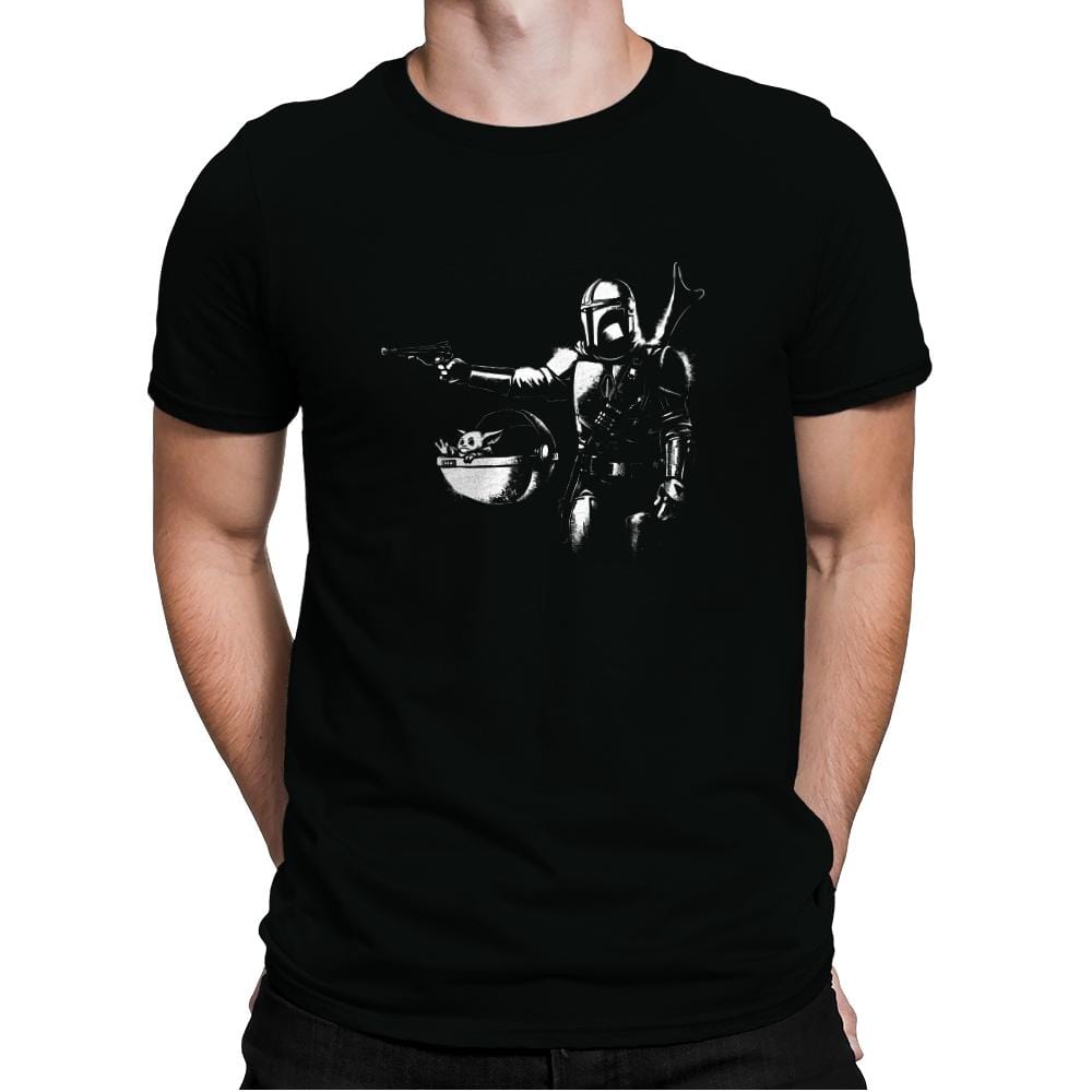 Pulp Mando - Mens Premium T-Shirts RIPT Apparel Small / Black