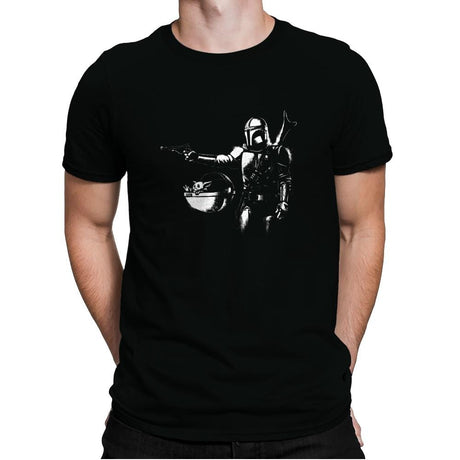 Pulp Mando - Mens Premium T-Shirts RIPT Apparel Small / Black