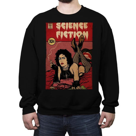 Pulp Science - Crew Neck Sweatshirt Crew Neck Sweatshirt RIPT Apparel Small / Black