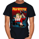 Pulp Witchin - Mens T-Shirts RIPT Apparel Small / Black