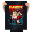 Pulp Witchin - Prints Posters RIPT Apparel 18x24 / Black
