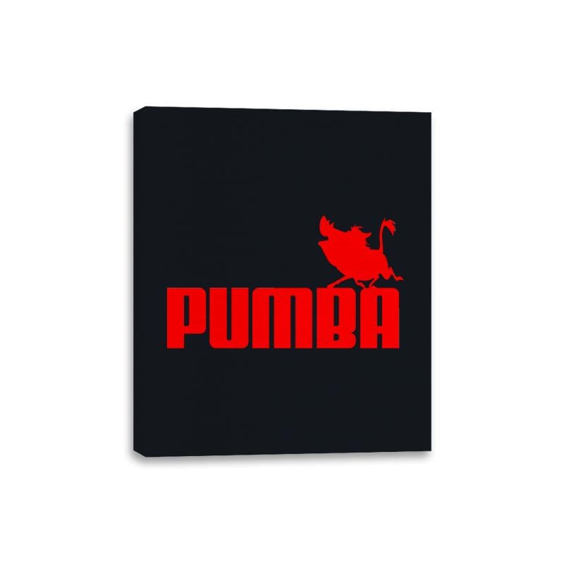 Pumba - Canvas Wraps Canvas Wraps RIPT Apparel 8x10 / Black