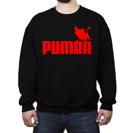 Pumba - Crew Neck Sweatshirt Crew Neck Sweatshirt RIPT Apparel Small / Black