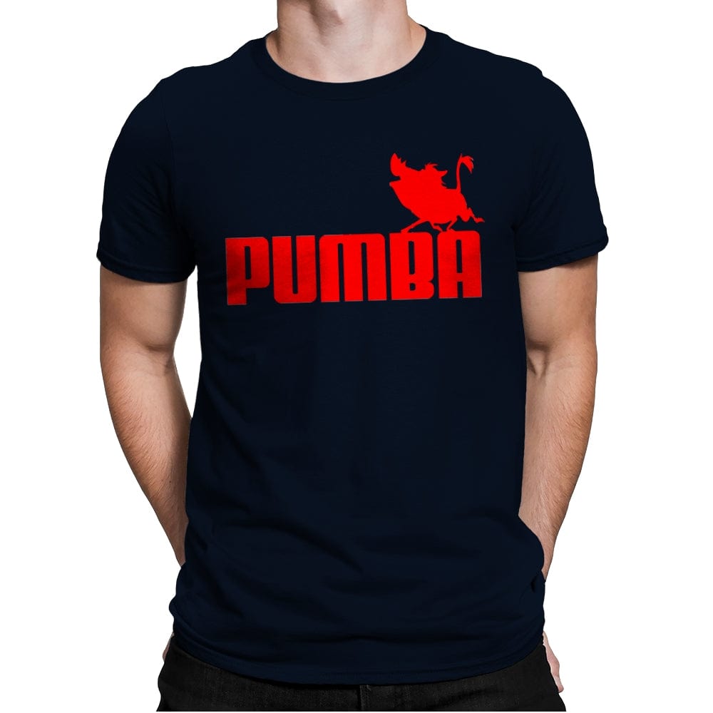 Pumba - Mens Premium T-Shirts RIPT Apparel Small / Midnight Navy