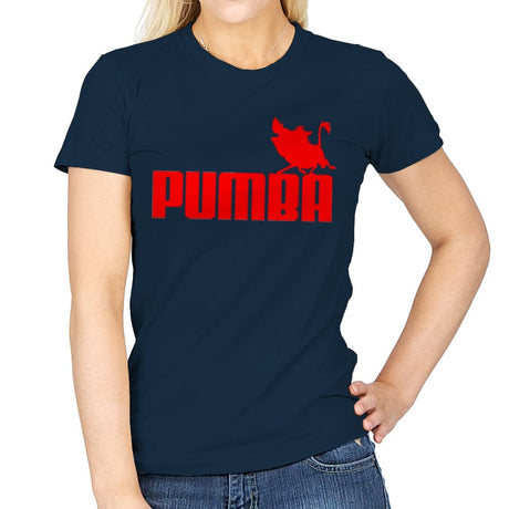 Pumba - Womens T-Shirts RIPT Apparel Small / Navy