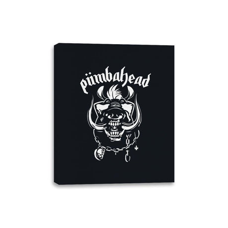Pumbahead - Canvas Wraps Canvas Wraps RIPT Apparel 8x10 / Black