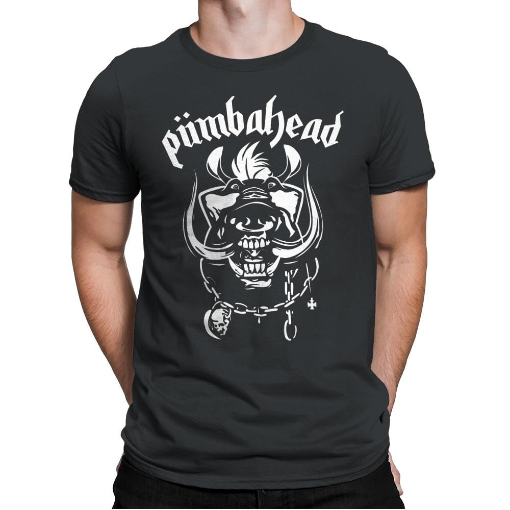 Pumbahead - Mens Premium T-Shirts RIPT Apparel Small / Heavy Metal