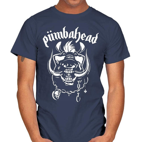 Pumbahead - Mens T-Shirts RIPT Apparel Small / Navy