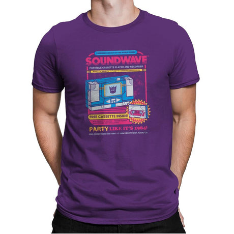 Pump Up The Volume - Anytime - Mens Premium T-Shirts RIPT Apparel Small / Purple Rush