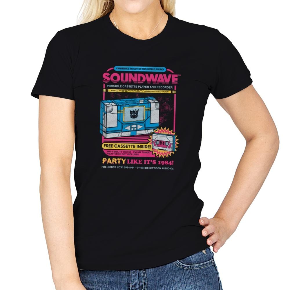 Pump Up The Volume - Anytime - Womens T-Shirts RIPT Apparel Small / Black
