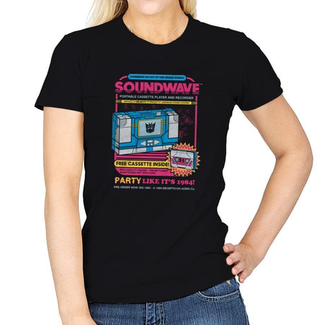 Pump Up The Volume - Anytime - Womens T-Shirts RIPT Apparel Small / Black