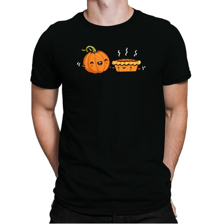 Pumpkin and Pie - Mens Premium T-Shirts RIPT Apparel Small / Black