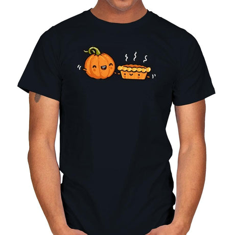 Pumpkin and Pie - Mens T-Shirts RIPT Apparel Small / Black