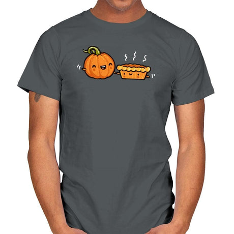Pumpkin and Pie - Mens T-Shirts RIPT Apparel Small / Charcoal