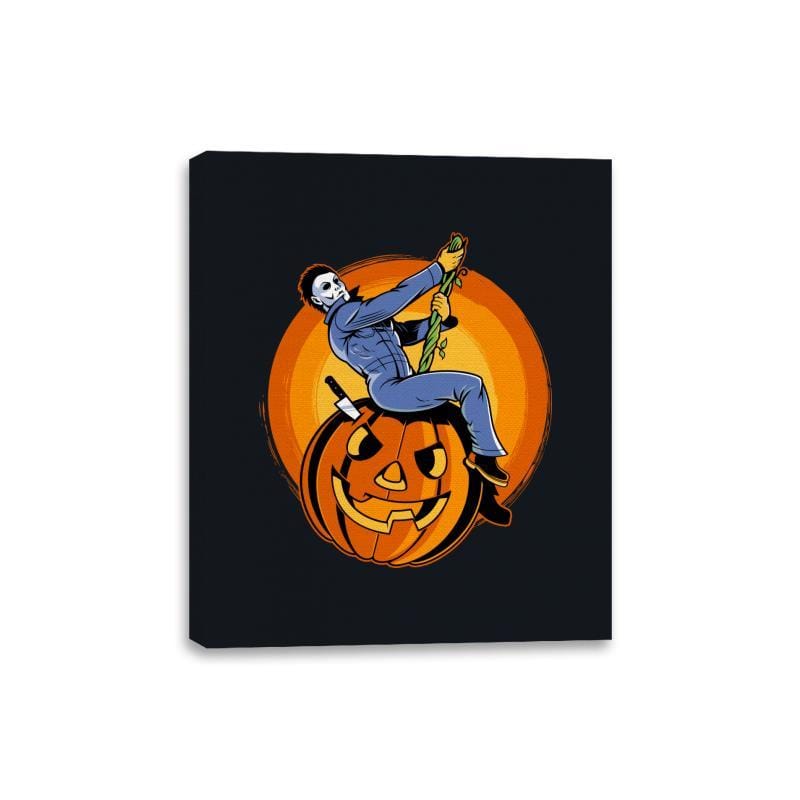 Pumpkin Ball - Canvas Wraps Canvas Wraps RIPT Apparel 8x10 / Black