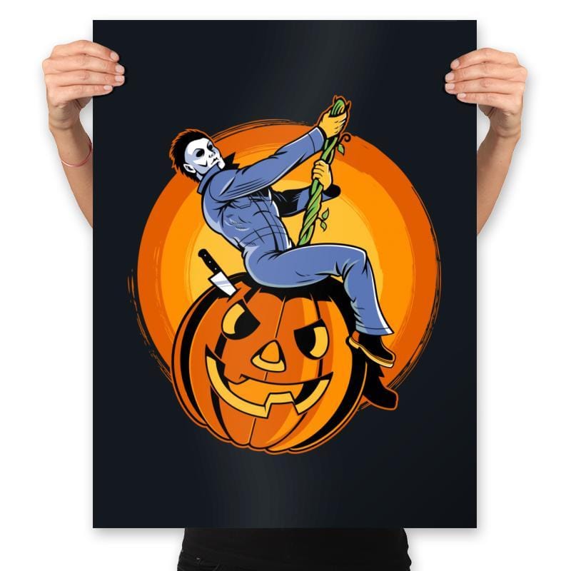 Pumpkin Ball - Prints Posters RIPT Apparel 18x24 / Black
