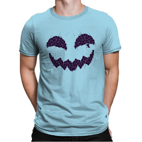 Pumpkin Cat - Anytime - Mens Premium T-Shirts RIPT Apparel Small / Light Blue