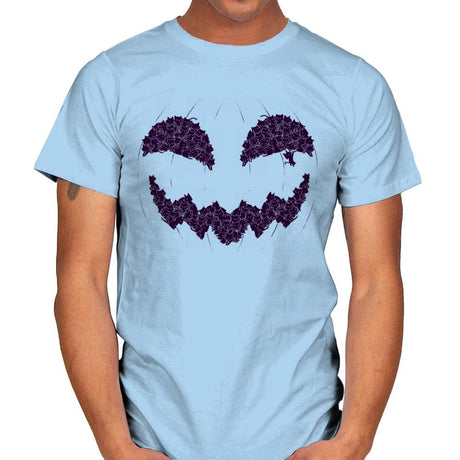 Pumpkin Cat - Anytime - Mens T-Shirts RIPT Apparel Small / Light Blue