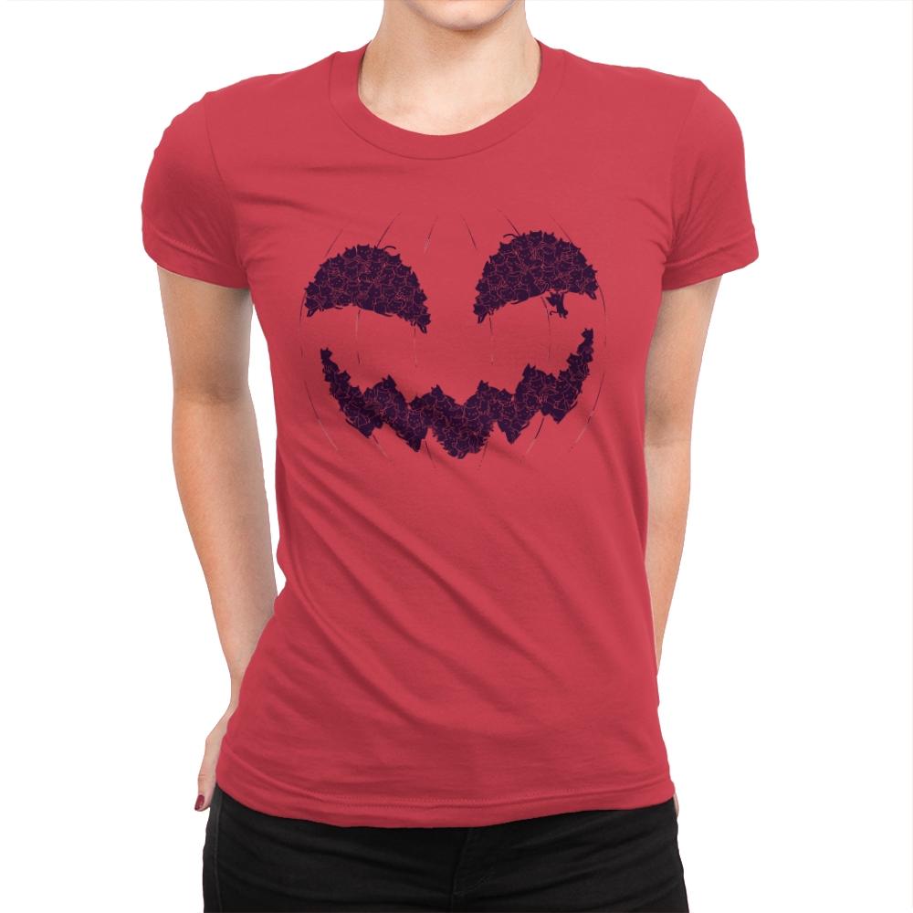 Pumpkin Cat - Anytime - Womens Premium T-Shirts RIPT Apparel Small / Red