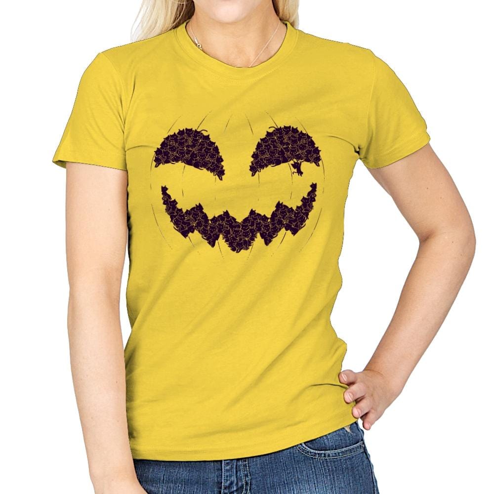 Pumpkin Cat - Anytime - Womens T-Shirts RIPT Apparel Small / Daisy