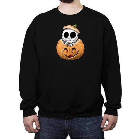 Pumpkin King - Crew Neck Sweatshirt Crew Neck Sweatshirt RIPT Apparel Small / Black