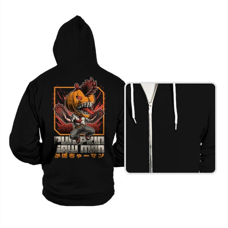 Pumpkin Saw Halloween - Hoodies Hoodies RIPT Apparel Small / Black