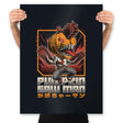 Pumpkin Saw Halloween - Prints Posters RIPT Apparel 18x24 / Black