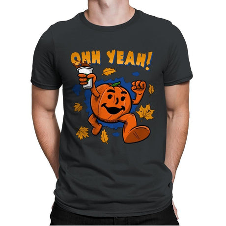 Pumpkin Spice Man - Mens Premium T-Shirts RIPT Apparel Small / Heavy Metal