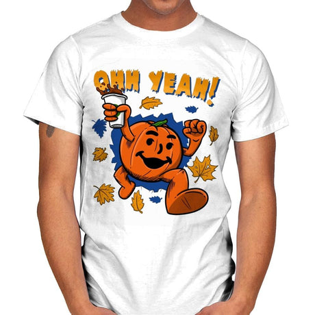 Pumpkin Spice Man - Mens T-Shirts RIPT Apparel Small / White