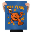 Pumpkin Spice Man - Prints Posters RIPT Apparel 18x24 / Royal