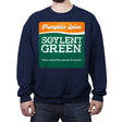 Pumpkin Spice - Soylent Green - Crew Neck Sweatshirt Crew Neck Sweatshirt RIPT Apparel Small / Navy