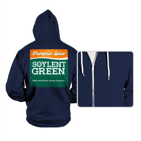Pumpkin Spice - Soylent Green - Hoodies Hoodies RIPT Apparel Small / Navy