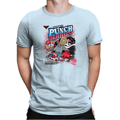 Punch Berries Exclusive - Mens Premium T-Shirts RIPT Apparel Small / Light Blue