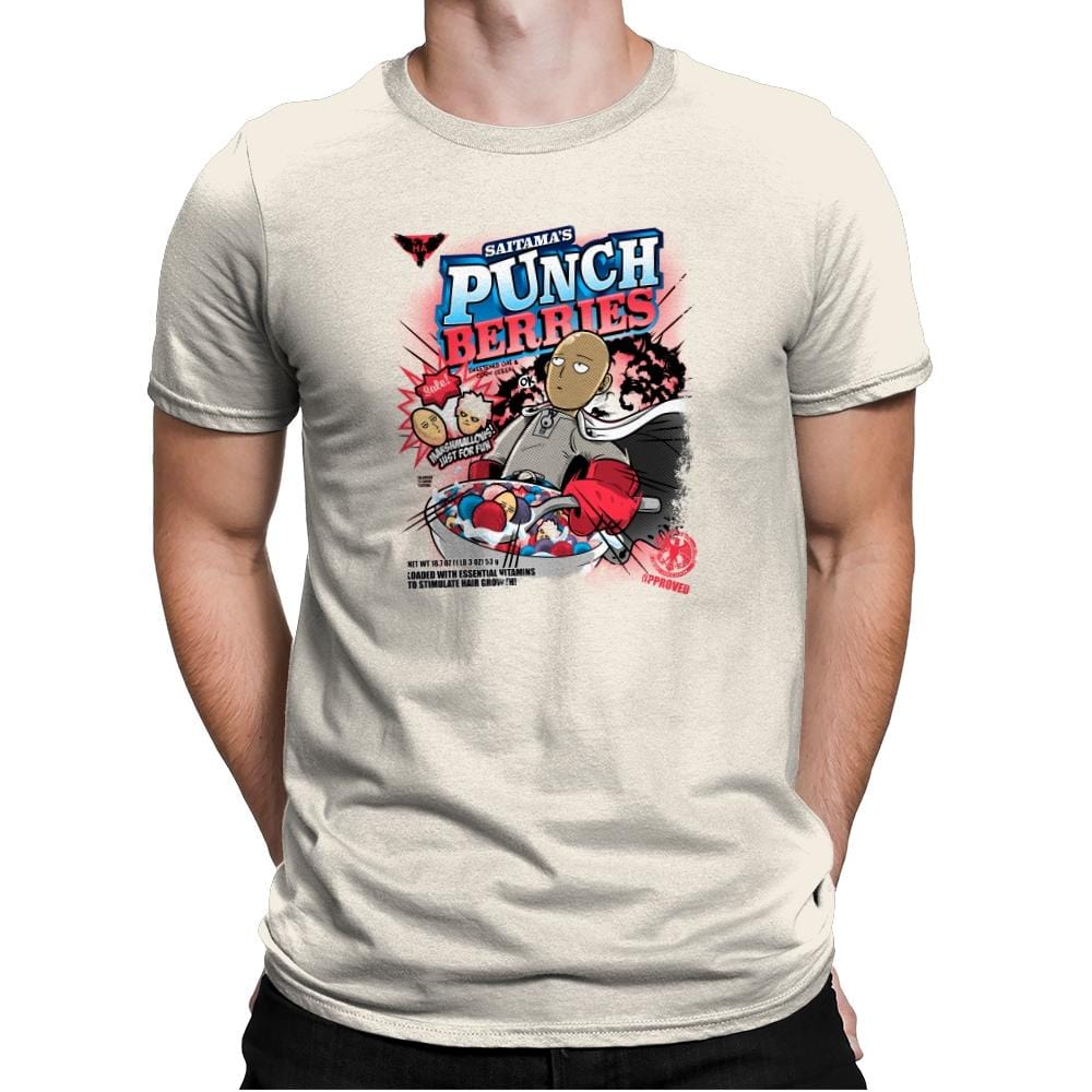 Punch Berries Exclusive - Mens Premium T-Shirts RIPT Apparel Small / Natural