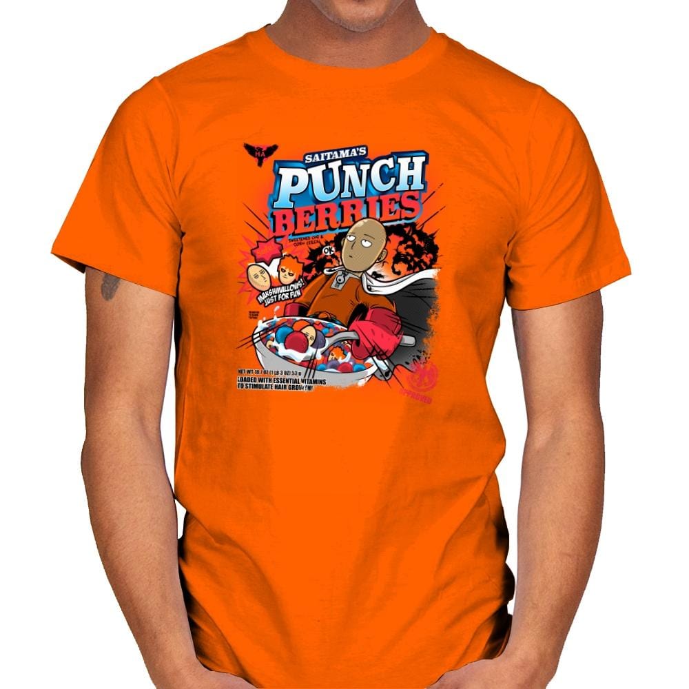 Punch Berries Exclusive - Mens T-Shirts RIPT Apparel Small / Orange